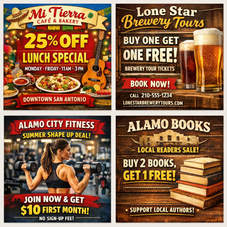 Discover Exclusive Deals at San Antonio’s Local Businesses